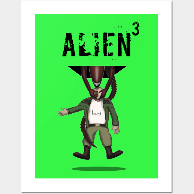 Alien 3 Andrew Scene Wall Art by SPACE ART & NATURE SHIRTS 